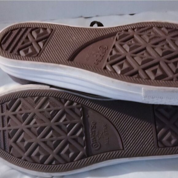 Converse ALL STAR GLITTER AND METALLIC COLOR HIGH TOP SIZE 5 SNEAKER pre own - Picture 12 of 12